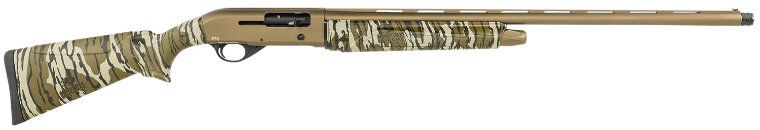 Pointer KIRFT4MBL12 Field Tek 4 12 Gauge 28" 5+1 3" Midnight Bronze Cerakote Rec/Barrel Mossy Oak Bottomland Stock Right Hand (Full Size)