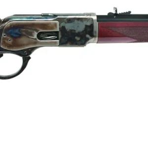 Cimarron CA206 1873 Short Deluxe Full Size 44 Special 10+1, 20" Blued Octagon Steel Barrel, Color Case Hardened Steel Receiver, Walnut Fixed Pistol Grip Stock, Right Hand