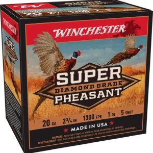 Winchester Ammo SPDG205 Super Pheasant Diamond Grade 20Gauge 2.75" 1oz 5Shot 25 Per Box/10 Case