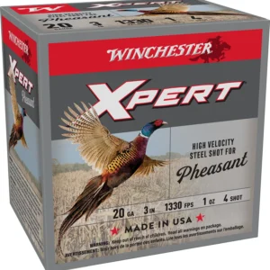 Winchester Ammo WEXP2034 Xpert Pheasant Lead Free High Velocity 20Gauge 3" 1oz 4Shot 25 Per Box/10 Case