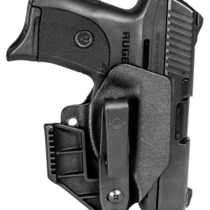 Mission First Tactical H2RUEC9AIWBM Minimalist Holster IWB Black Polymer Belt Clip Fits Ruger EC9/EC9s/LC9/LC9s Ambidextrous