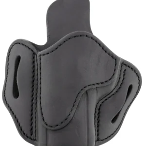 1791 Gunleather ORBH24SSBLL BH2.4S Optic Ready OWB Size 2.4S Stealth Black Leather Belt Slide Fits FN 509/HK VP9SK Left Hand