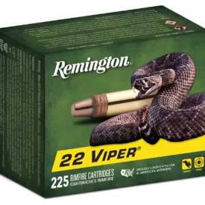 Remington Ammunition 21239 Viper  22LR 36gr Truncated Cone Solid 225 Per Box/10 Case