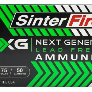 SinterFire Inc SF38075NXG Next Generation (NXG)  380ACP 75gr Lead Free Ball 50 Per Box/20 Case