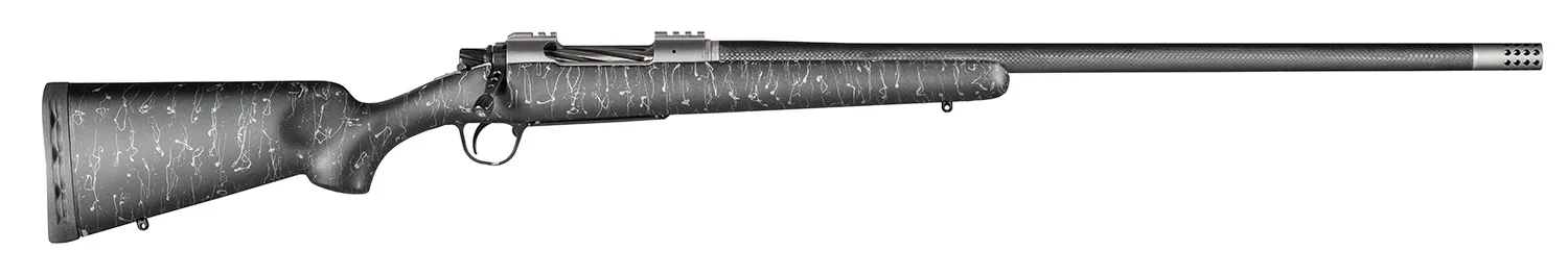 Christensen Arms CA10268315331 Summit TI Full Size 7mm Rem Mag 3+1, 26" Natural Titanium Steel Threaded Barrel, Natural Titanium Aluminum Receiver, Black w/Gray Webbing Fixed Sporter Stock
