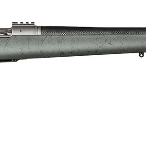Christensen Arms CA10268215432 Summit TI Full Size Frame 300 Win Mag 3+1, 26" Natural Titanium Steel Threaded Barrel, Natural Titanium Aluminum Receiver Green w/Black Webbing Fixed Sporter Stock