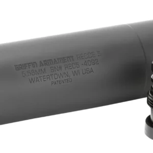 Griffin Armament GAREC5-W Recce 5  22 Cal 1.47"D Black Cerakote Stainless Steel 5.56 Taper Mount