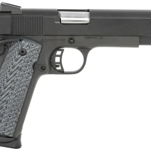 Taylors & Company 230058 Armscor 1911 Tactical Full Size 9mm Luger 8+1, 5" Stainless Steel Barrel, Black Parkerized Serrated Slide, Black Parkerized Steel Frame w/Beavertail, Gray G10 Grip