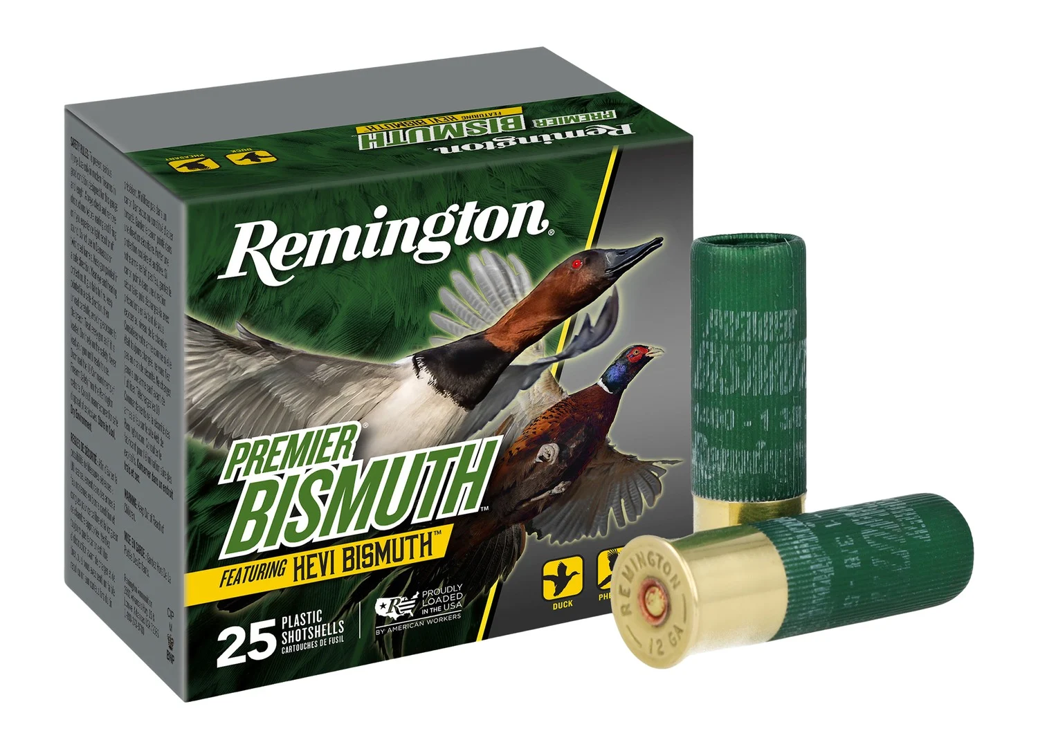 Remington Ammunition R20505 Premier Bismuth 12Gauge 2.75" 1 1/4oz 5Shot 25 Per Box/10 Case