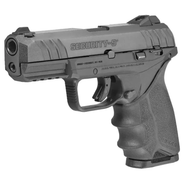 RUGER SECURITY-9MM 4" PISTOL BLK/BLK 10+1 MS HOGUE