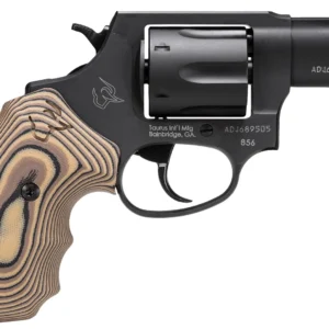 Taurus 2-85621VZ19 856  Small 38 Special 6 Shot 2" Matte Black Carbon Steel Barrel, Cylinder & Frame, Brown VZ Cyclone Grip, Transfer Bar Safety, Exposed Hammer