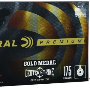 Federal GM308OTM2 Premium Gold Medal 308Win 175gr Open Tip Match 20 Per Box/10 Case