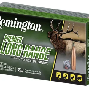 Remington Ammunition R21347 Premier Long Range 300RUM 190gr Speer Impact 20 Per Box/10 Case
