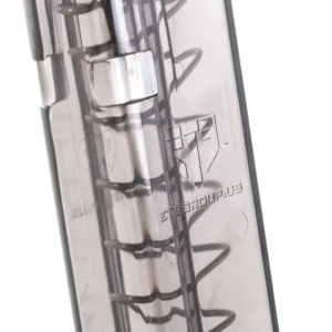 ETS Group SMKGLK1910 Pistol Mags  10rd Limited 9mm Luger Compatible w/ Glock 19/26 Smoke Polymer