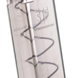 ETS Group SMKGLK922 Pistol Mags Competition Legal 22rd Extended 9mm Luger Compatible w/ Glock 17 Smoke Polymer