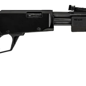 Rossi  Gallery  Pump 22 WMR 12+1 20", Black, Polished Steel Barrel/Rec, Synthetic Stock, Fiber Optic Sights