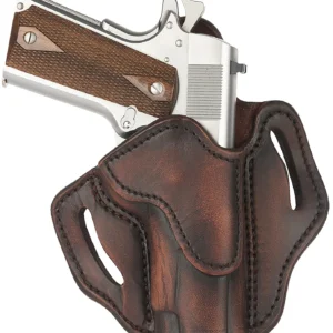 1791 Gunleather ORBH1SVTGR BH1 Optic Ready OWB Vintage Leather Belt Slide Fits 4-5" 1911 Right Hand