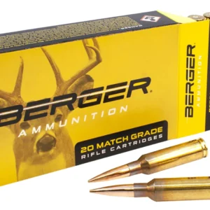 Berger Bullets 31070 Target Rifle 6.5Creedmoor 156gr Hybrid 20 Per Box/10 Case