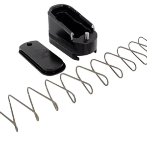 Shield Arms G43ME2BLK Magazine Extension  +2 Extended 2rd Compatible w/Glock 43, Black Anodized Aluminum
