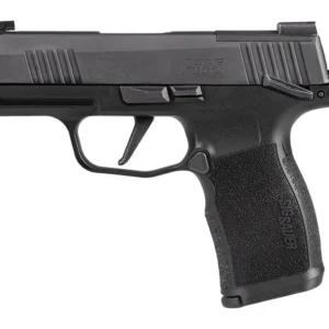 Sig Sauer 365X9BXR3PMS P365X  Micro-Compact 9mm Luger 12+1, 3.10" Black Steel Barrel, Black Nitron Optic Ready/Serrated Stainless Steel Slide, Black Stainless Steel Frame w/Beavertail & Picatinny Rail