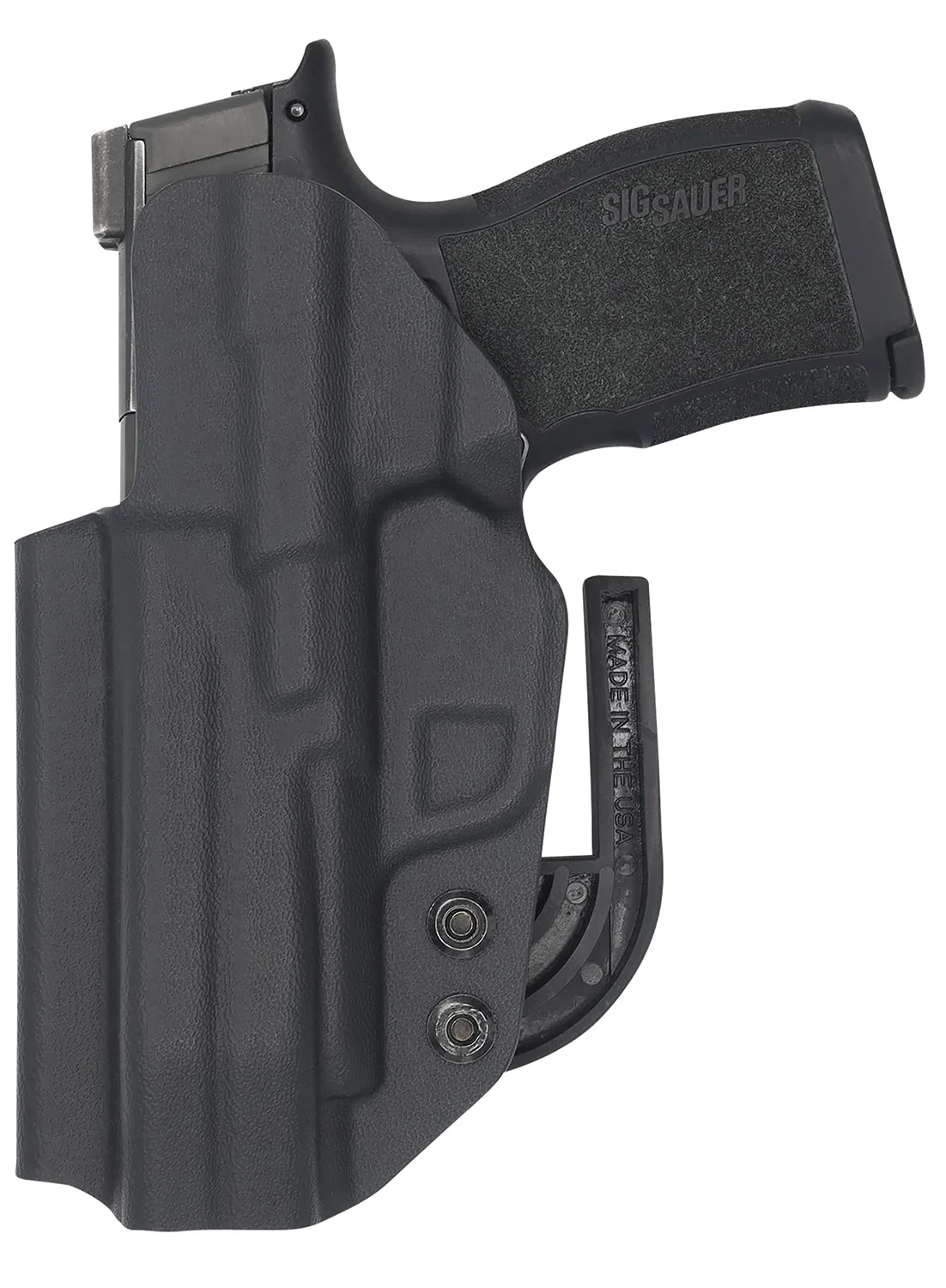 C&G Holsters 0252100 Covert IWB Black Kydex Belt Clip Fits Sig P365XL Right Hand