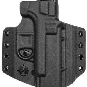 C&G Holsters 0006100 Covert  OWB Black Kydex Belt Loop Fits Glock 19 Fits Glock 23 Fits Glock 45