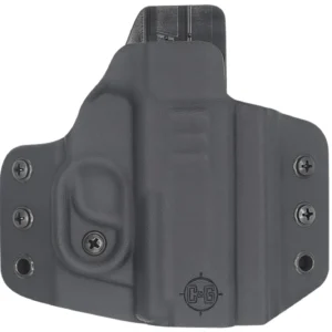 C&G Holsters 0256100 Covert  OWB Black Kydex Belt Loop Fits Sig P365/P365 XL
