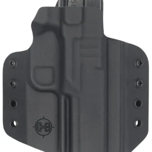 C&G Holsters 1696100 Covert OWB Black Kydex Belt Loop Fits FN 509/T Right Hand