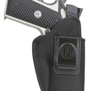 1791 Gunleather PNIWB4BLKR Premium Nylon IWB Size 04 Black Ballistic Nylon Belt Clip Right Hand