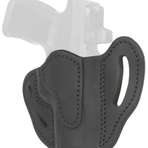 1791 Gunleather ORBHCMAXSBLR BHC MAX Optic Ready OWB Compact Stealth Black Leather Belt Slide Compatible w/Sig P365 XL/Glock 48 Right Hand