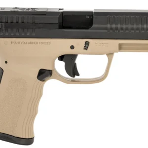FMK FMKG49DE G3 9mm Luger 14+1 4" Stainless Steel Barrel, Black Optic Cut/Serrated Carbon Steel Slide Flat Dark Earth Polymer Frame w/Picatinny Rail, Black Backstrap Grip