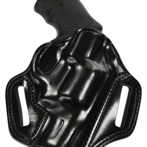 Galco CM880B Combat Master  OWB Black Leather Belt Slide Fits Springfield XDM 4.5" Right Hand