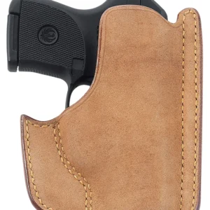 Galco PH652 Front Pocket  Natural Horsehide Fits Springfield XD-S/Taurus 709 Slim/Ruger Max-9/FN 503 Ambidextrous