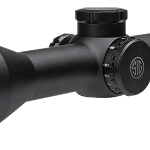 Sig Sauer Electro-Optics SOW63112 Whiskey6  Black 3-18x44mm 30mm Tube MOA Milling Hunter 2.0 Reticle Features Locking Turrets