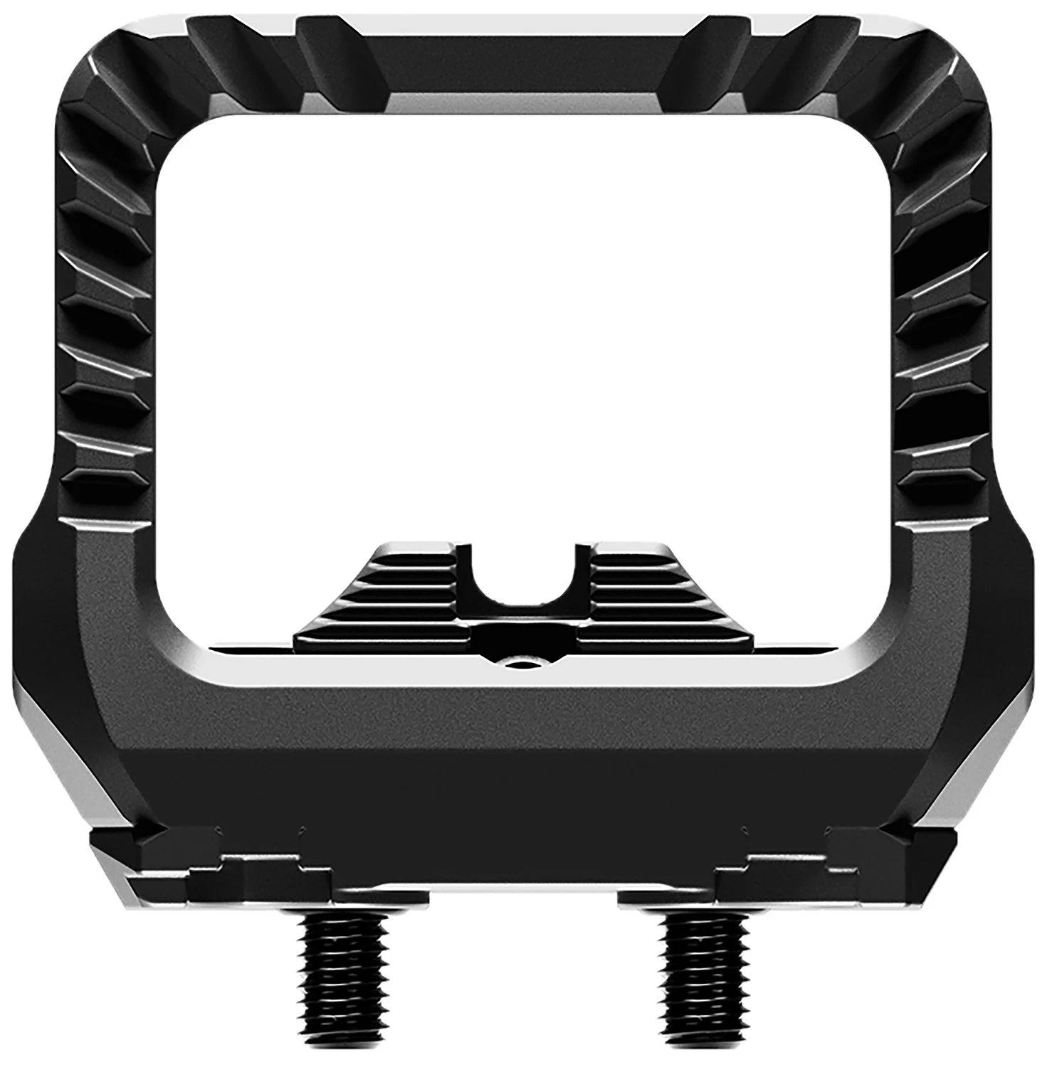 Radian Weapons G1502 Guardian Optic Guard w/Stealth Sights Black Anodized Hardcoat Aluminum EPS Mount Compatible w/Glock MOS Handgun