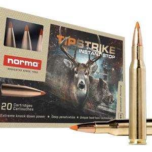 Norma Ammunition 20169292 Dedicated Hunting Tipstrike 270Win 140gr Polymer Tip 20 Per Box/10 Case