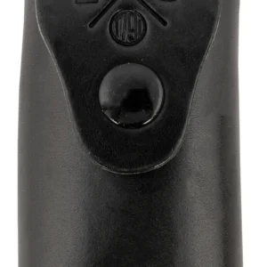 1791 Gunleather HDESSLSBLKA EDC Heavy Duty Easy Slide OWB Black Leather Belt Slide Ambidextrous