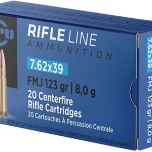 TR&Z PP739F Metric Rifle Rifle Line 7.62x39mm 123 gr Full Metal Jacket 20 Per Box/ 50 Case