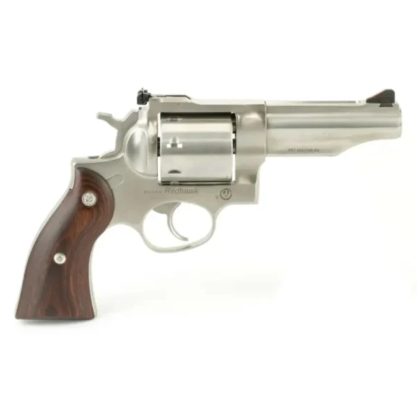 RUGER RDHWK 357MAG REV 4.2" STS WD GRP FXD SIGHT