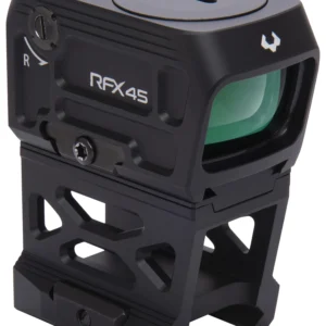 Viridian 9810052 RFX45 Pro Black Anodized 1 x 24 mm x 15.5 mm 5 MOA Green Dot ACRO/RMR/Glock MOS/Picatinny Mounts