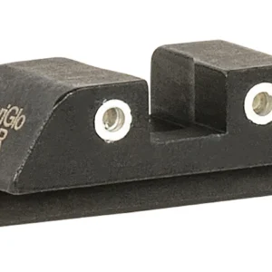 AmeriGlo GL8113R Tritium Rear Sight for Glock  Green Tritium White Outline Rear Sight