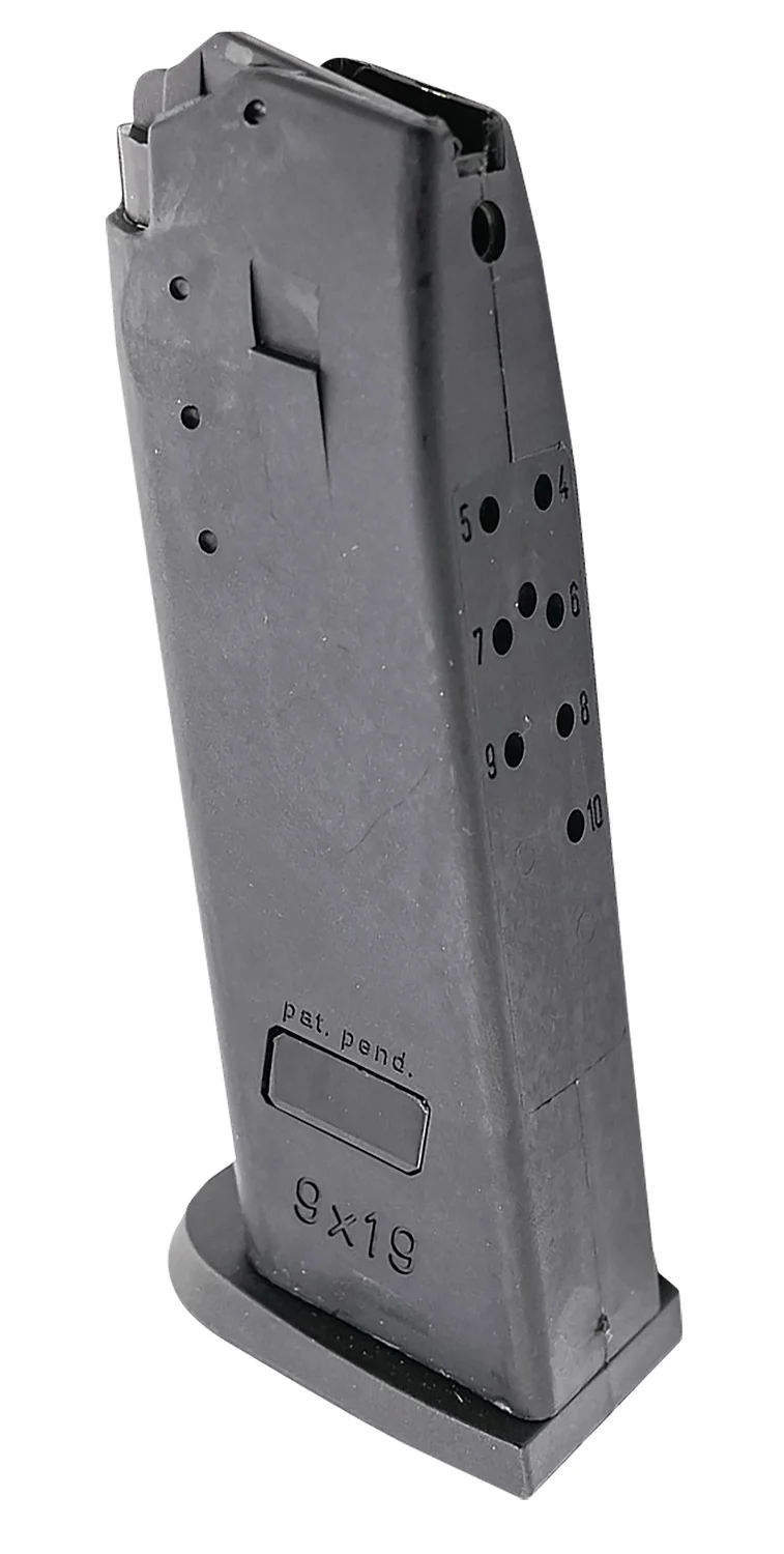 HK 50248611 USP Black Detachable 10rd 9mm Luger (Full Size)