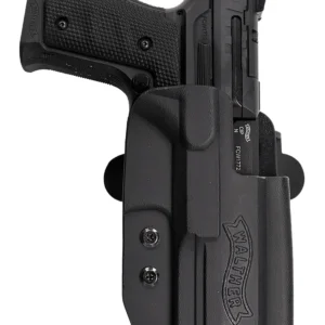 Walther Arms 5130217 PPQ  Q5 Match Steel Frame OWB Holster Black Kydex Belt Slide