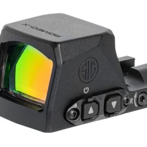 Sig Sauer Electro-Optics SORX1000 Romeo-X Pro Black Anodized 1 x 24 mm 2 MOA Red Dot/32 MOA Circle Multi Reticle