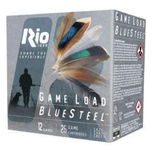 Rio Ammunition GLBS325 Game Load BlueSteel  12Gauge 2.75" 1 1/8oz 5Shot 25 Per Box/10 Case