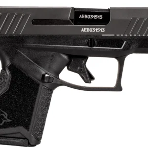 Taurus 1GX4M93GR10 GX4  Micro-Compact 9mm Luger 10+1 3.06" Black Steel Barrel/Gray Serrated Slide/ Gray Stainless Steel Frame/ Black Polymer w/Interchangeable Backstrap Grips Right Hand