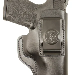 DeSantis Gunhide 031BA8JZ0 Insider  IWB Black Leather Belt Clip Fits Sig P365 Right Hand