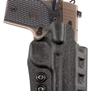 DeSantis Gunhide D94KA1RZ0 Cazzuto  OWB Black Kydex Paddle Fits S&W M&P 9 Shield EZ Right Hand