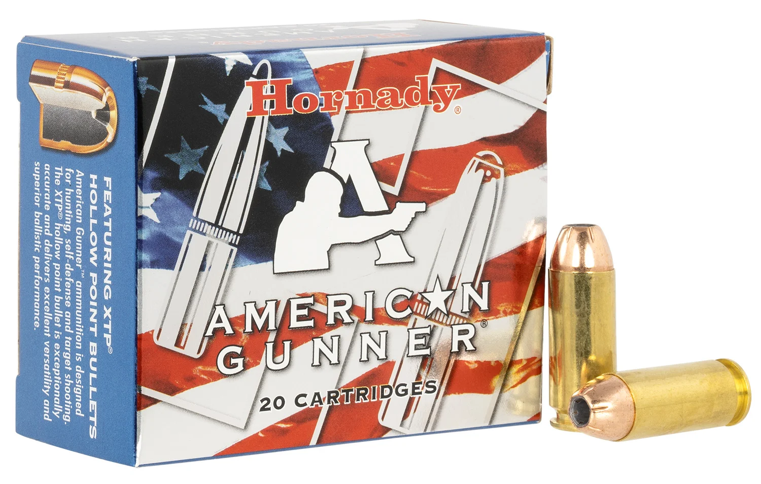 Hornady 91224 American Gunner 10mm 155gr Hornady XTP Hollow Point 20 Per Box/10 Case