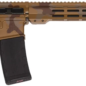 Great Lakes Firearms GL15223MSAH AR-15 Mission 223 Wylde 30+1 16", Sahara Camo Rec/15" M-Lok Handguard, Black Carbine Stock & A2 Grip, Muzzle Brake